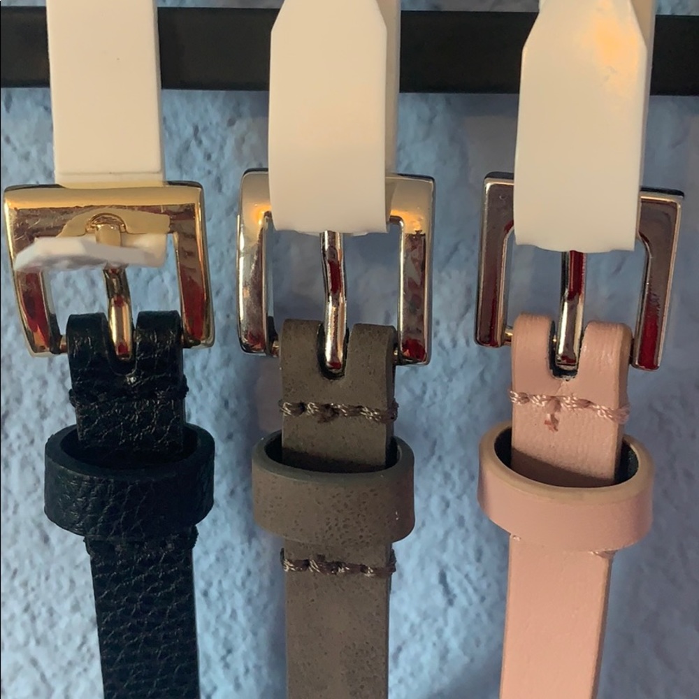 BRAND NEW with tags SMALL 3 BELT SET